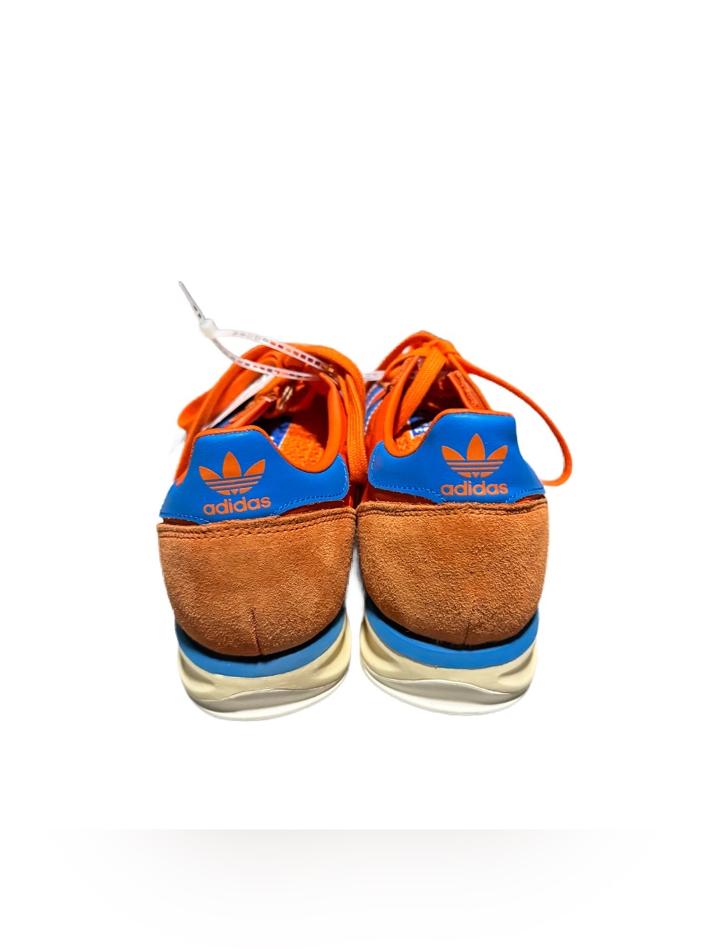 adidas Sl 72 Rs Lace Up Men 9 Collegiate Orange Sneakers Casual Shoe JS0748 NWT - Picture 4 of 6